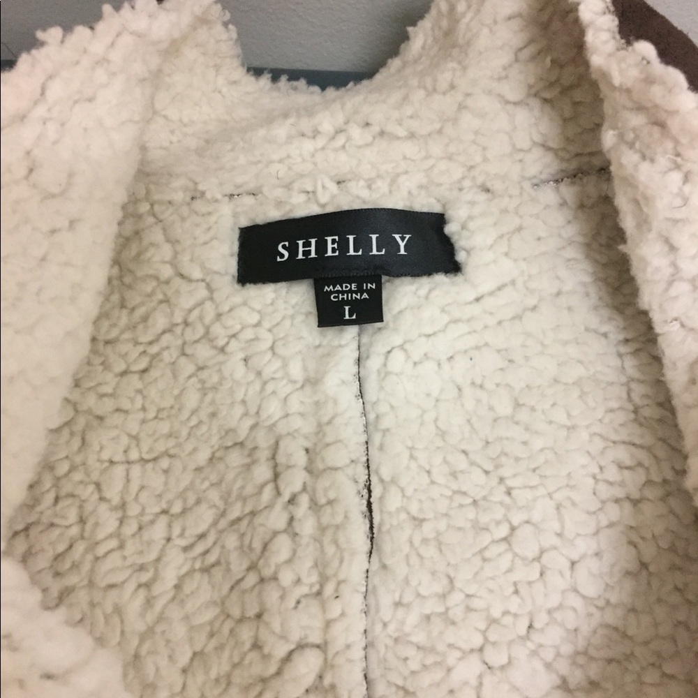Ladies Warm Brown Shearling Vest BNNT!!!